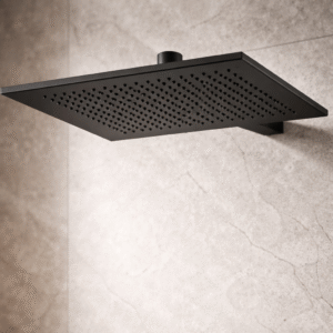 Head shower by Aquilo in Matte Black  Brass – product photo