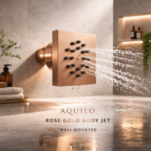 Shower body jets by Aquilo in Rose Gold  Brass – product photo
