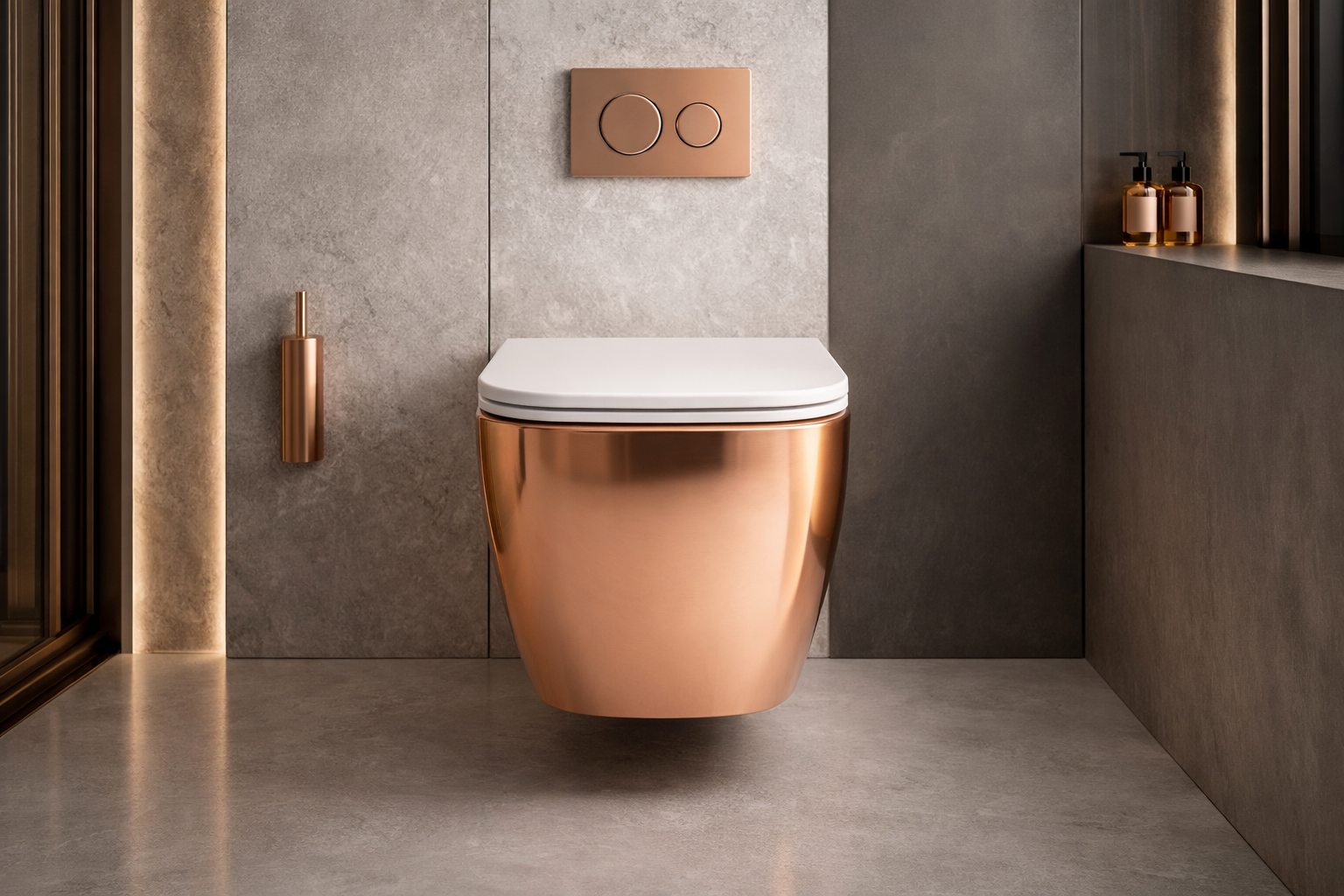 toilet by Aquilo in Rose Gold  Brass – product photo