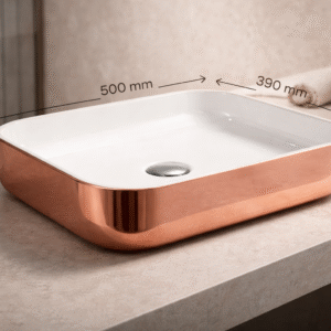 Wash Basin by Aquilo in Rose Gold  Brass – product photo