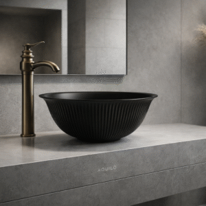 Wash Basin by Aquilo in Matte Black  – product photo