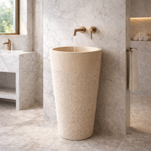 Wash basin design  by Aquilo in Beige Stone – product photo