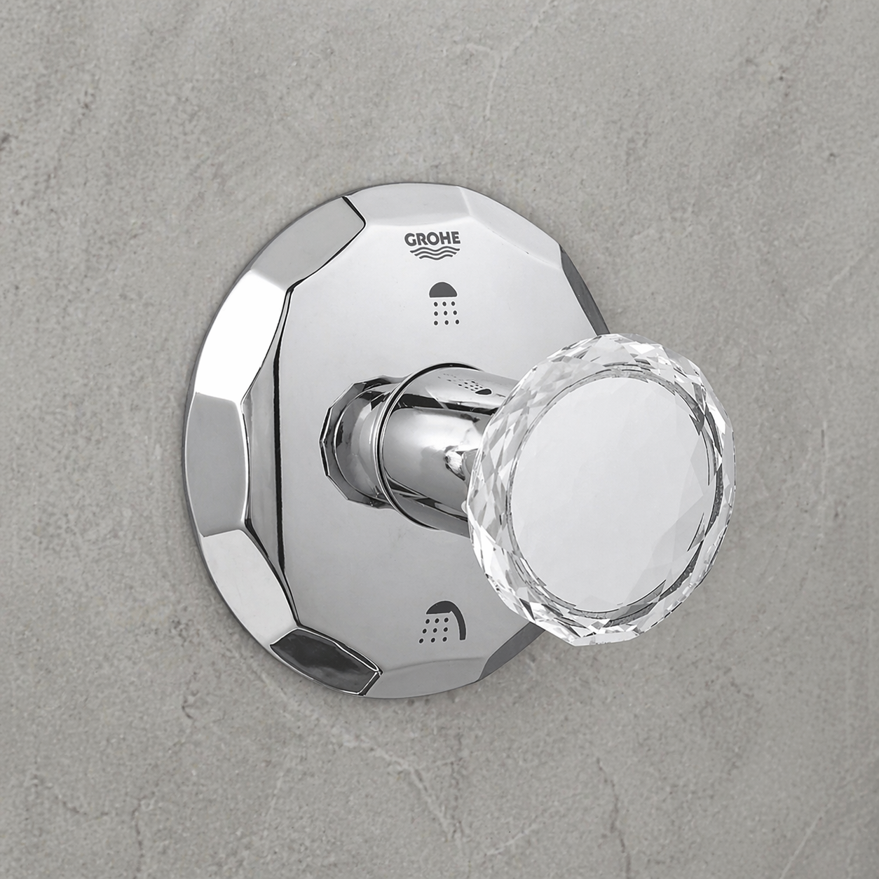 Bathroom Diverter by GROHE in Chrome ABS Plastic +Brass – product photo