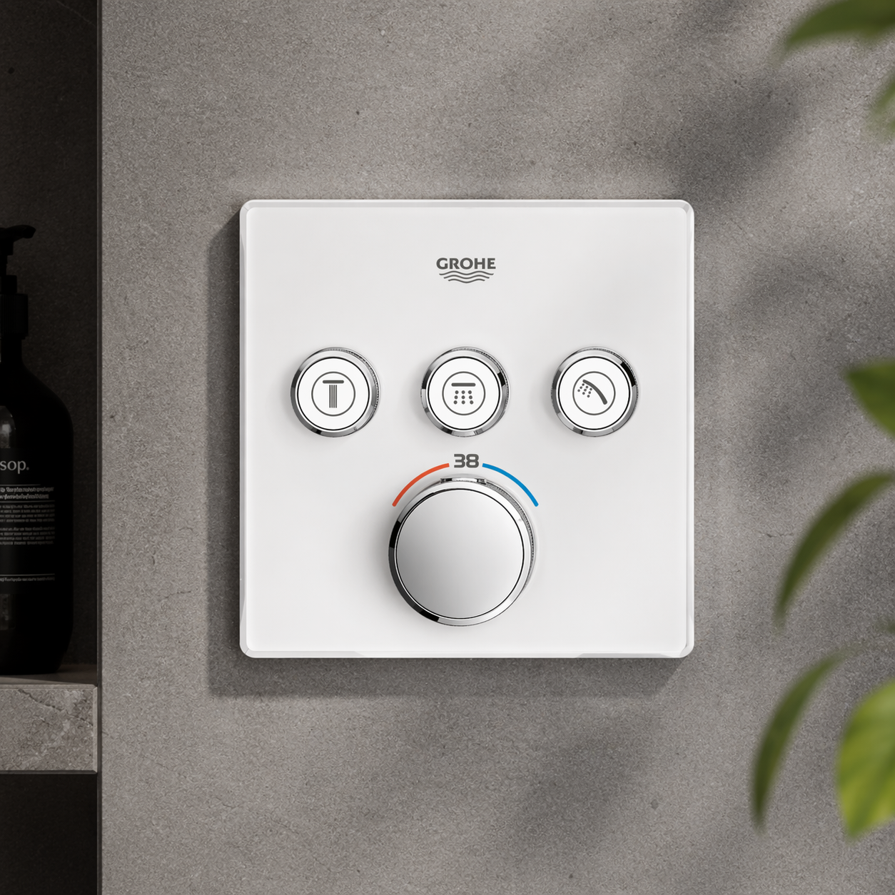 Bathroom Diverter by GROHE in Chrome Brass – product photo