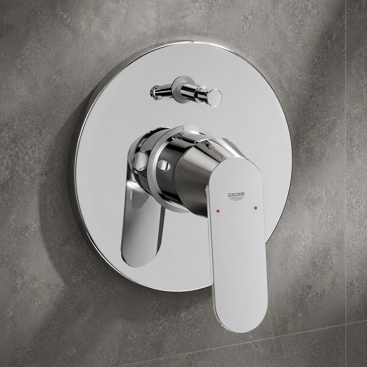 Bathroom Diverter by GROHE in Chrome ABS Plastic +Brass – product photo