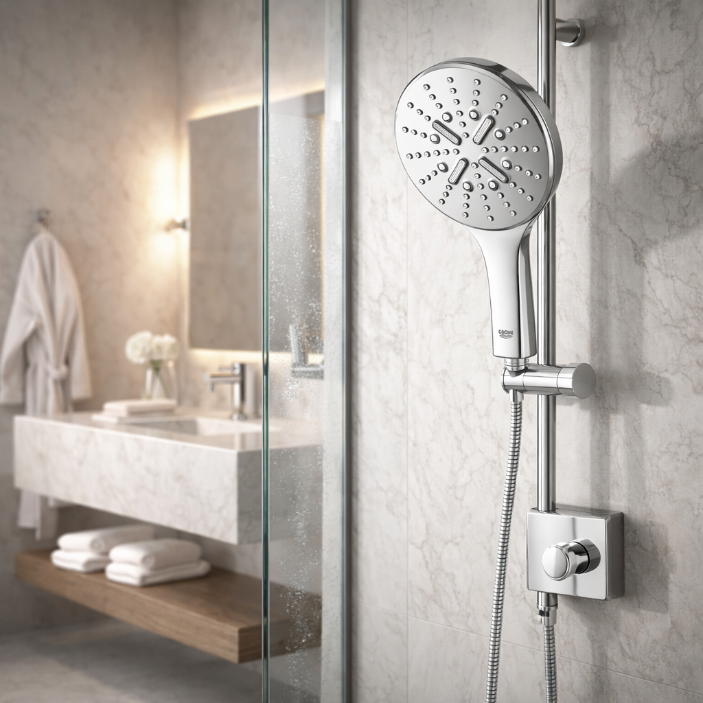 Luxury bathroom with Shower Head by GROHE in
