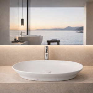 Table top washbasin by TOTO in White Ceramic – product photo